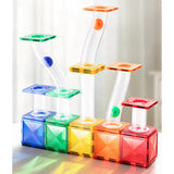Colourful Magnetic Tiles Marble Run 100pc