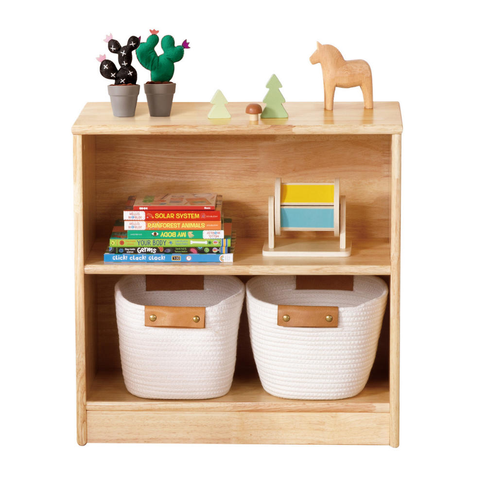 Wooden 2-Shelf Storage & Organiser 60 x 60cm