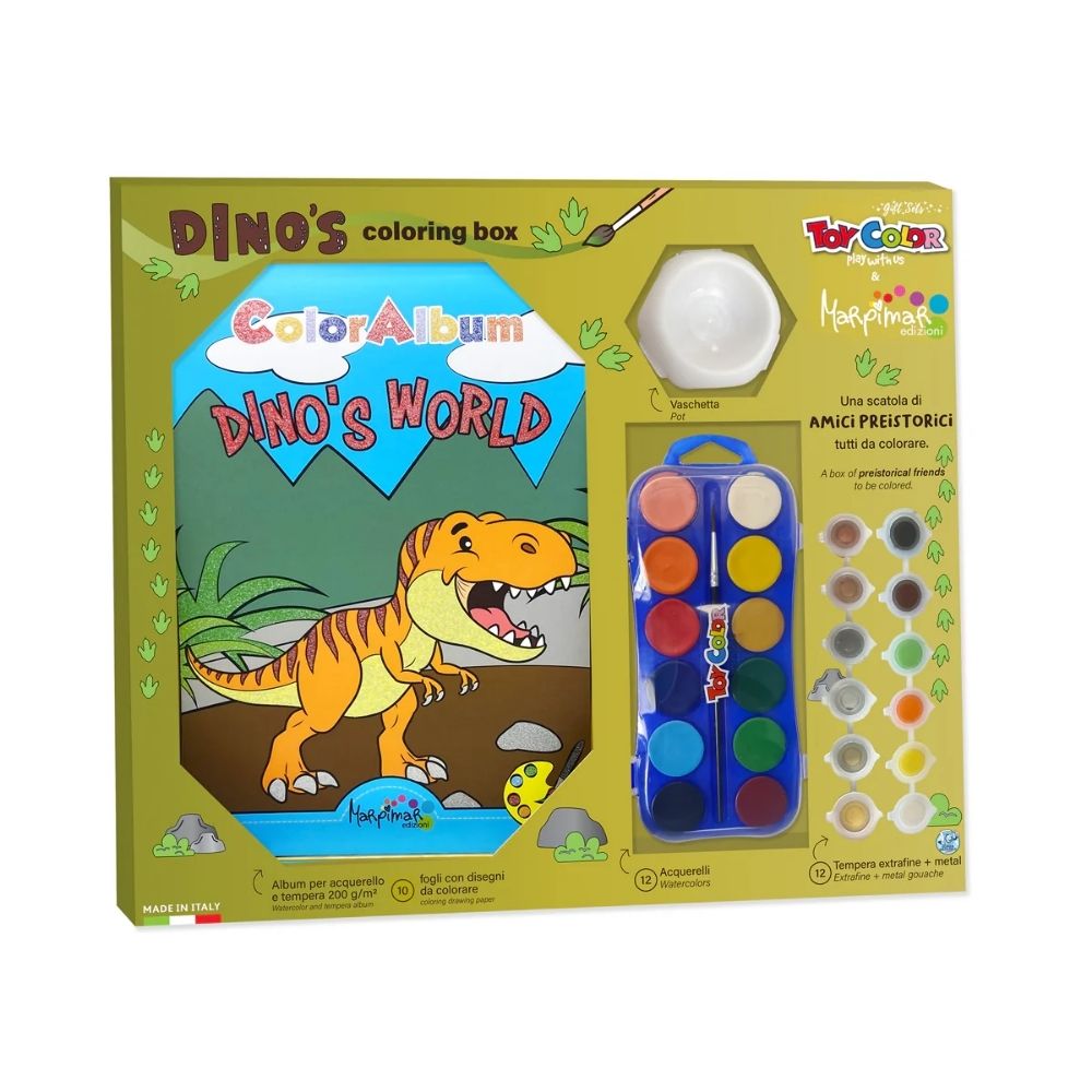 Dino's Colouring Box