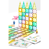 Colourful Magnetic Tiles: Our Family 32pc