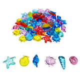 Translucent Seashell Counters 72pc