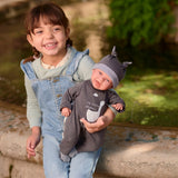 Llorens - Baby Boy Doll with Laughing Mechanism, Clothing & Bag: Mimo 42cm