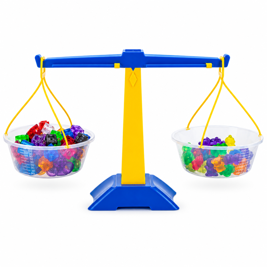 Cleaned-up balance scale product image