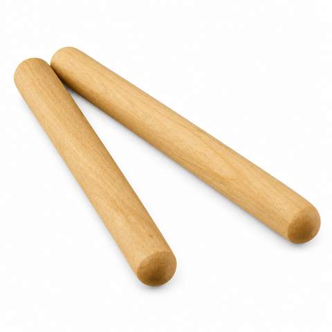 Cleaned-up wooden claves product image