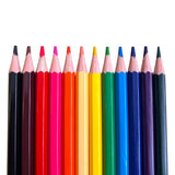 Wooden Hexagonal Pencils 12 Colours