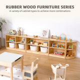 Wooden 2-Shelf Storage & Organiser 60 x 60cm