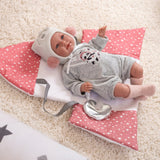 Llorens - Baby Girl Doll with Clothing & Space Carrier: Mimi 42cm