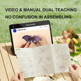 Wooden 3D Puzzle - Entomological Souvenirs: Papilio Memnon Butterfly 63pc