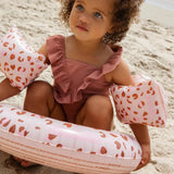 Swim Ring: Old Pink Leopard 55cm