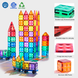 Colourful Magnetic Tiles 60pc