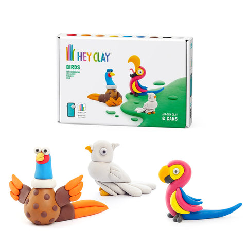 Hey Clay - Birds: Pheasant, Ara Parrot, Dove