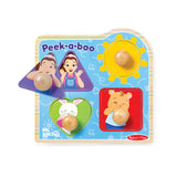 Ms. Rachel™ Wooden Peek-a-Boo Jumbo Peg Puzzle 4pc