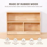 Wooden 2-Shelf Storage & Organiser 60 x 90cm