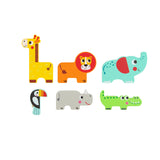 Multi-layered Animal Puzzle 7pc