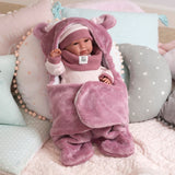 Llorens - Baby Girl Doll with Clothing & Sleeping-bag: Mimi 42cm