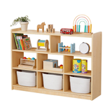 Wooden 3-Shelf Storage & Organiser 90 x 113cm