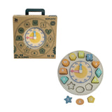 Bioplastic Clock Shape Pairing Puzzle 13pc