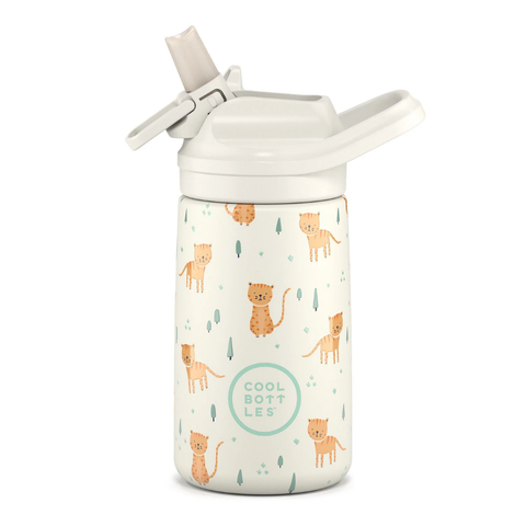 Cool Bottles Kiddie Reusable Thermal Bottle: Whisker Kittens 350ml