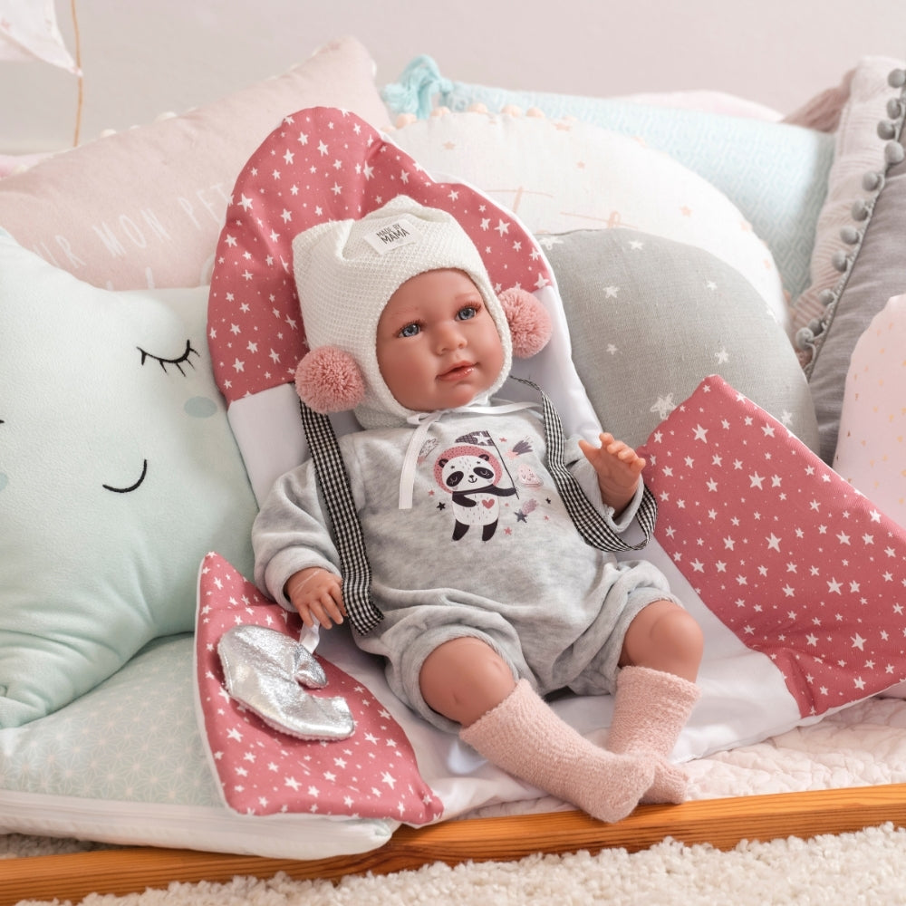 Llorens - Baby Girl Doll with Clothing & Space Carrier: Mimi 42cm