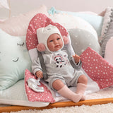 Llorens - Baby Girl Doll with Clothing & Space Carrier: Mimi 42cm