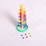 Ball Track Game 7pc (Pastel Shades)