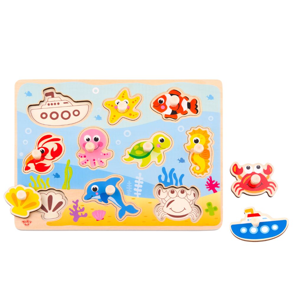 Marine Peg Puzzle 10pc