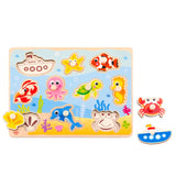 Marine Peg Puzzle 10pc