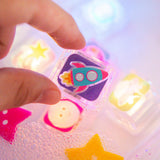Glo Pals: Water Activated Light-Up Cubes - Space 6pc