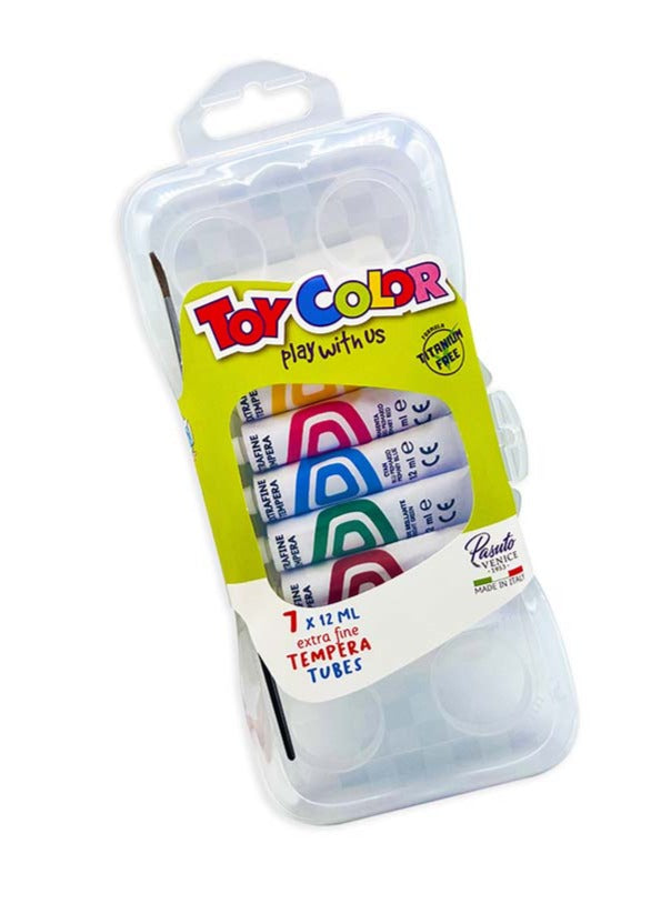 Extrafine Tempera Tubes 12ml, 7 Colours