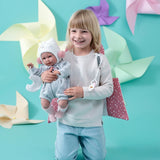 Llorens - Baby Girl Doll with Clothing & Space Carrier: Mimi 42cm