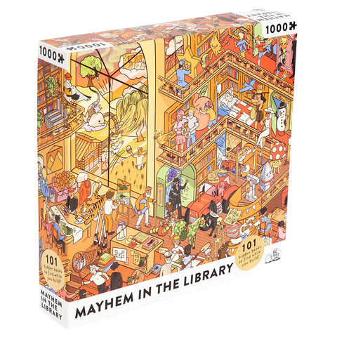 Mayhem at the Library Puzzle 1000pc