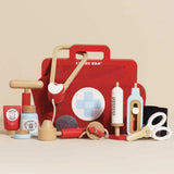 Wooden Doctor's Medical Kit 10pc