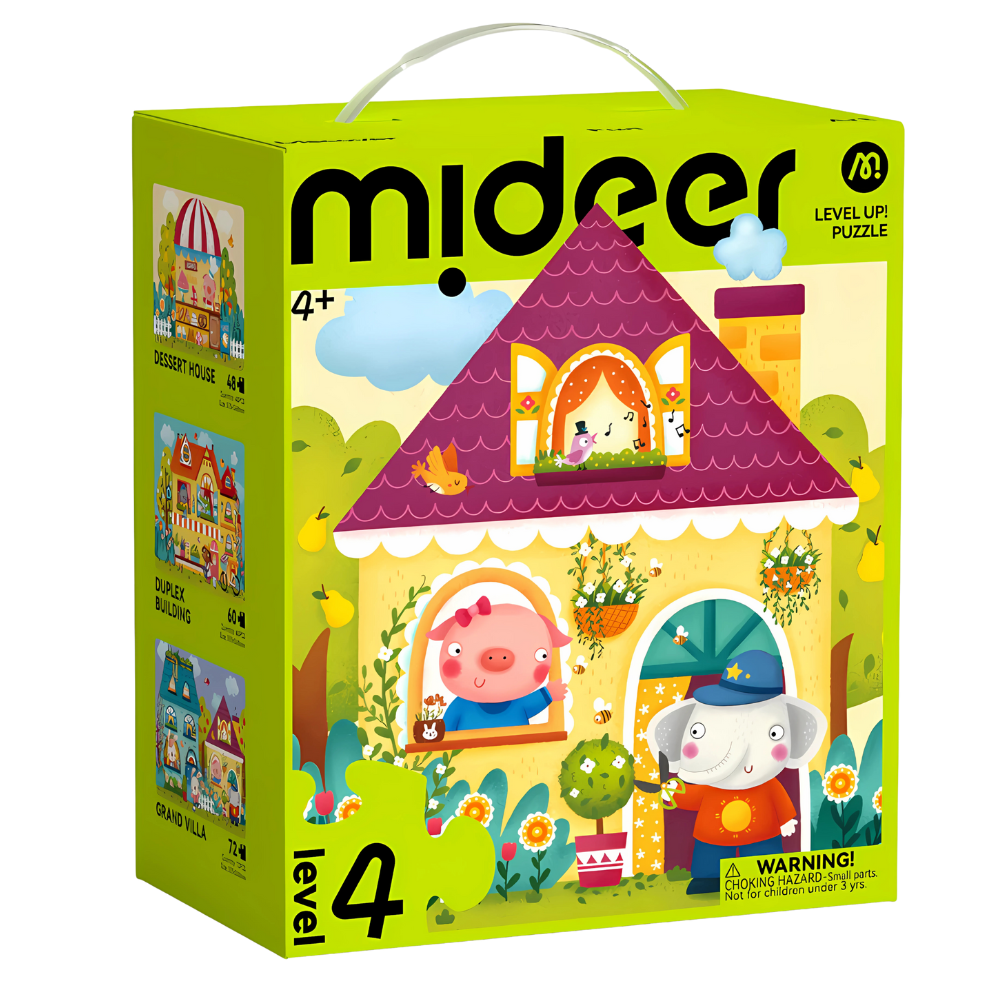 Level Up! Puzzles - Level 4: Fairy Tale Town 48-72pc