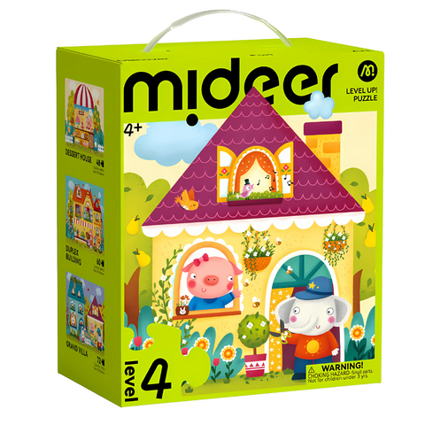 Level Up! Puzzles - Level 4: Fairy Tale Town 48-72pc