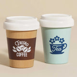 Wooden Tea & Coffee Cups 2pc