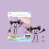 Glo Pals: Water Activated Light-Up Sensory Toys - Lumi (Purple) 3pc