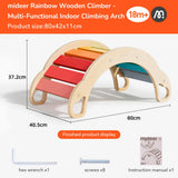 Rainbow Wooden Climber