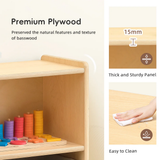Wooden Shelf and Toy Storage for Kids Room