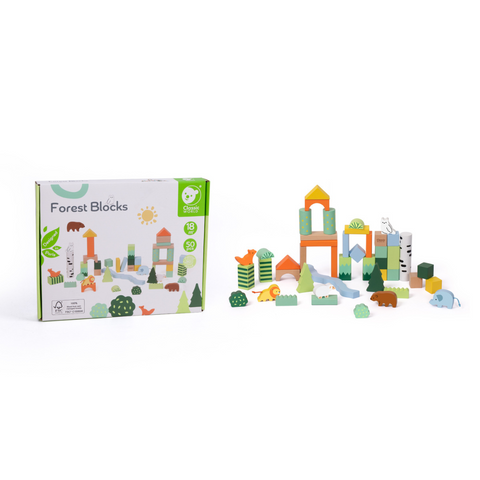 Forest Blocks 50pc