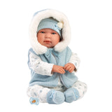 Llorens - Newborn Baby Doll with Crying Mechanism & Clothing: Tino 44cm