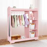 Wooden Wardrobe and Dress-Up Unit