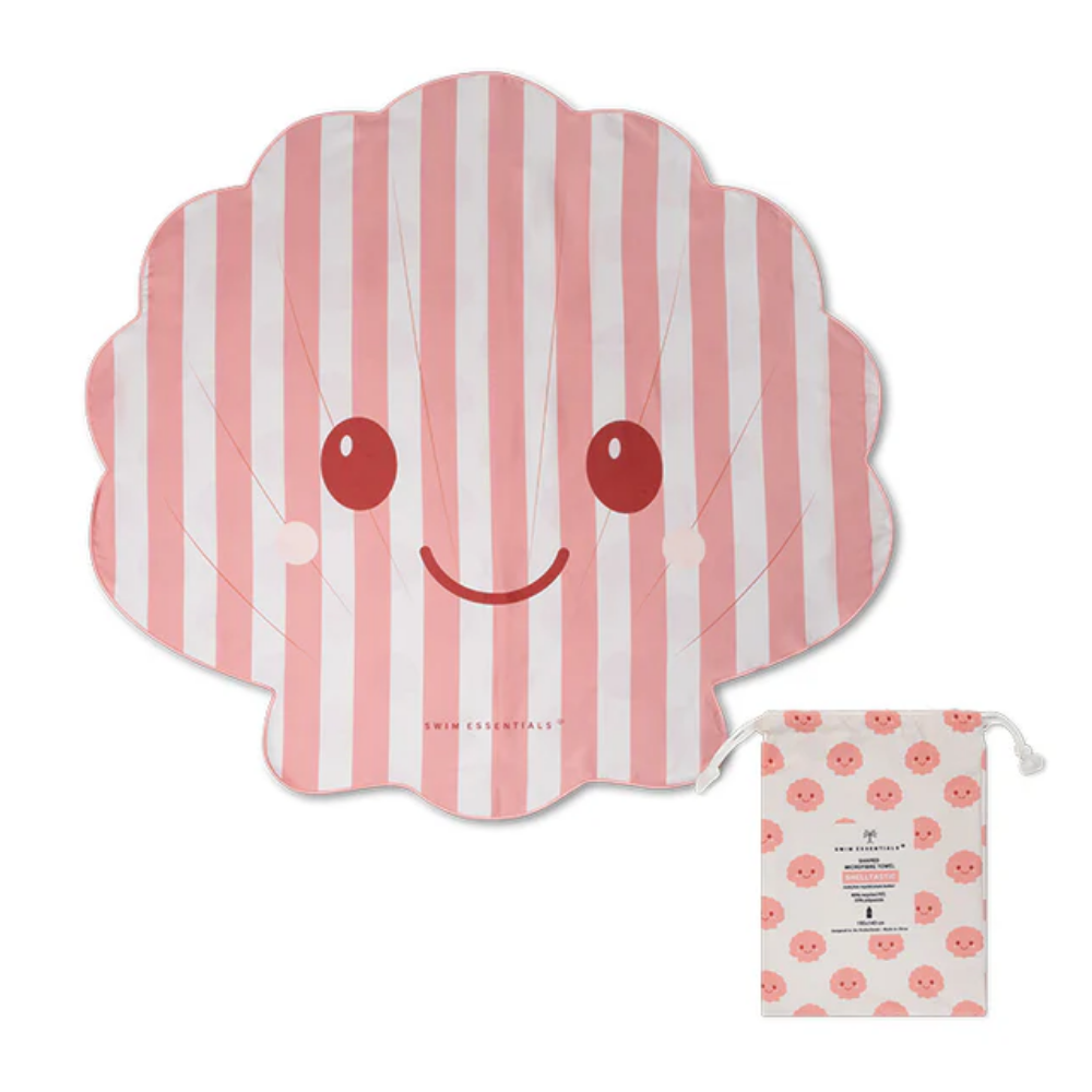 Shaped Microfiber Beach Towel: Shelltastic 140cm