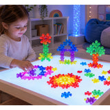 Translucent Snowflake Connectors 360pc
