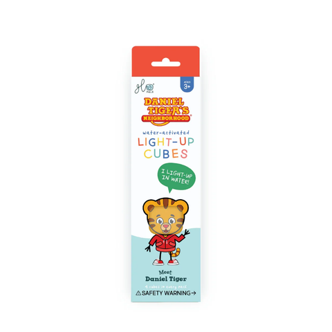 Glo Pals: Water Activated Light-Up Sensory Toys - Daniel Tiger (Orange) 4pc