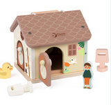 Wooden Locking House 11pc