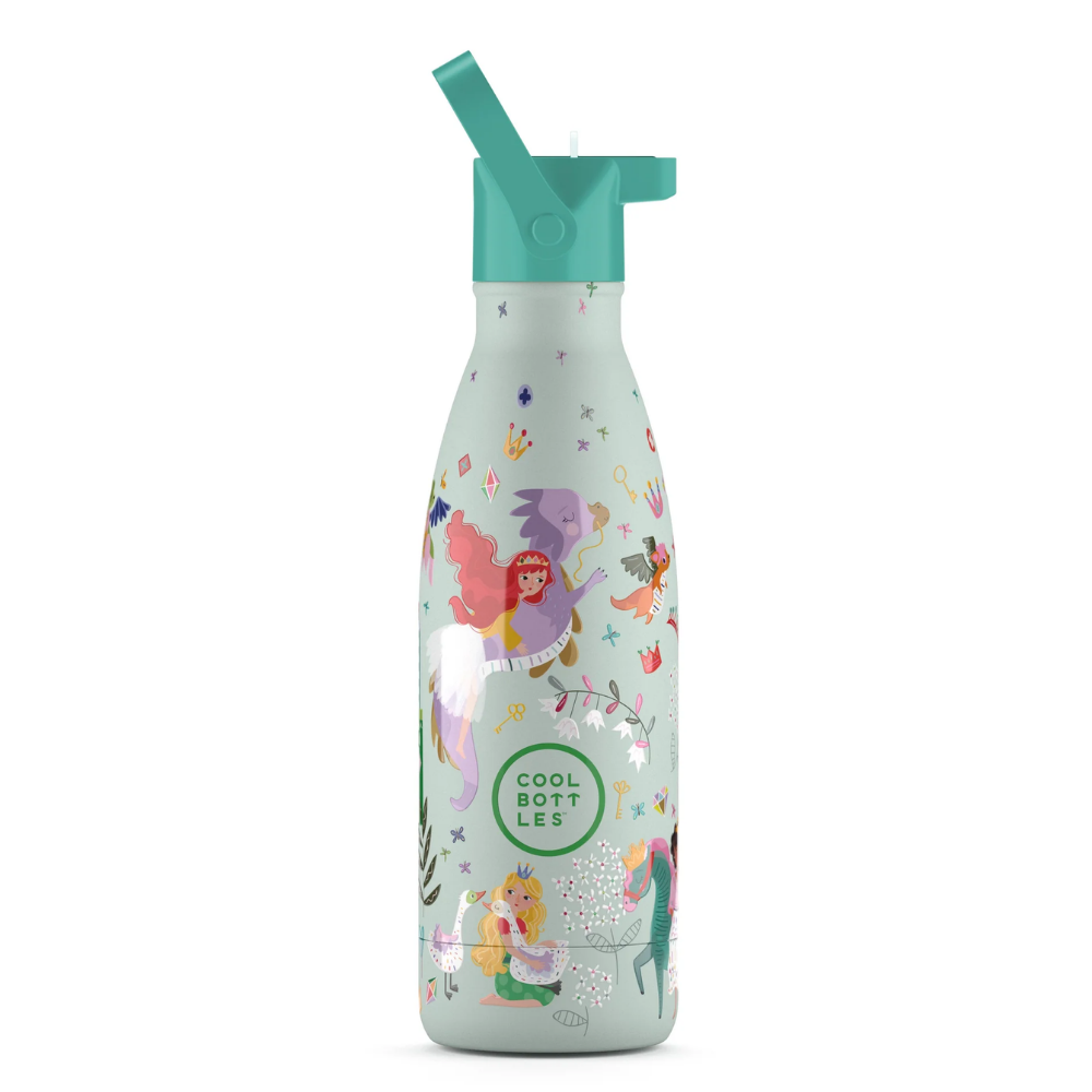 Cool Bottles Kids Reusable Thermal Bottle: Princess Kingdom 350ml
