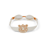Swim Goggles: Beige Leopard