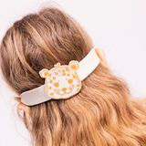 Swim Goggles: Beige Leopard