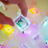 Glo Pals: Water Activated Light-Up Cubes - Farm 6pc