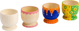 Wooden Egg Cups 10pc
